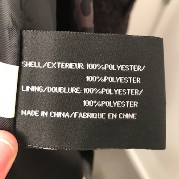 DKNY Women’s Trench Coat ~ Animal print ~ NWOT - Picture 9 of 16